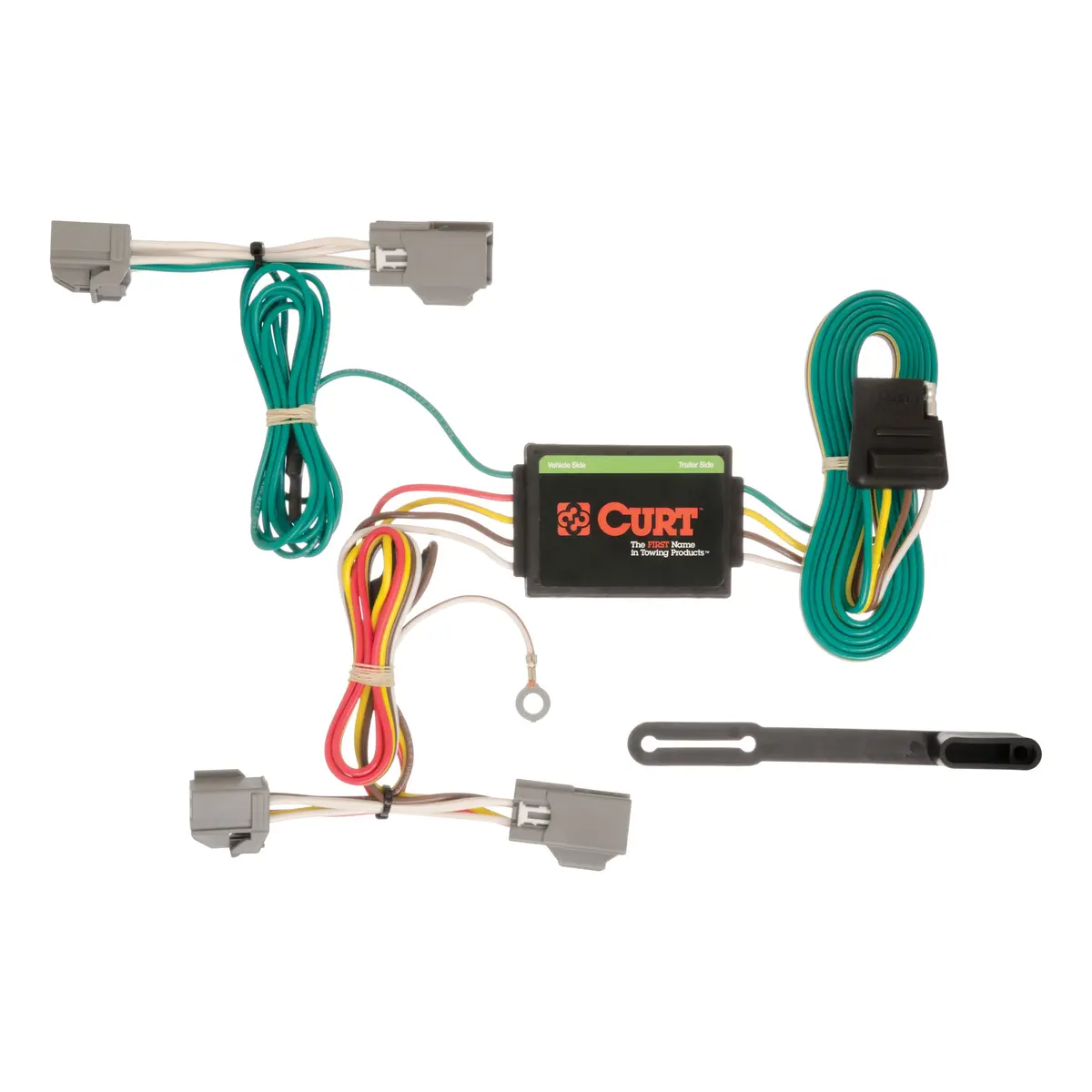 Curt 56191 Vehicle-Side Custom 4-Pin Trailer Wiring Harness, Select Ford Fiesta Hatchback 1