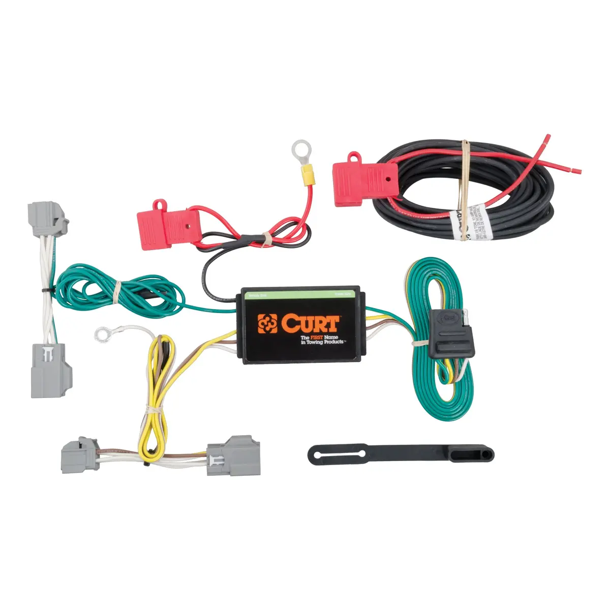Curt 56207 Vehicle-Side Custom 4-Pin Trailer Wiring Harness, Select Cadillac Cts Sedan 1