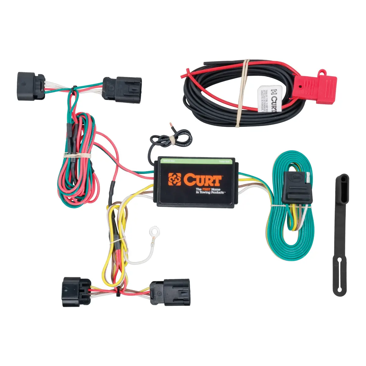 Curt 56211 Vehicle-Side Custom 4-Pin Trailer Wiring Harness, Select Chrysler 200, Dodge Avenger 1