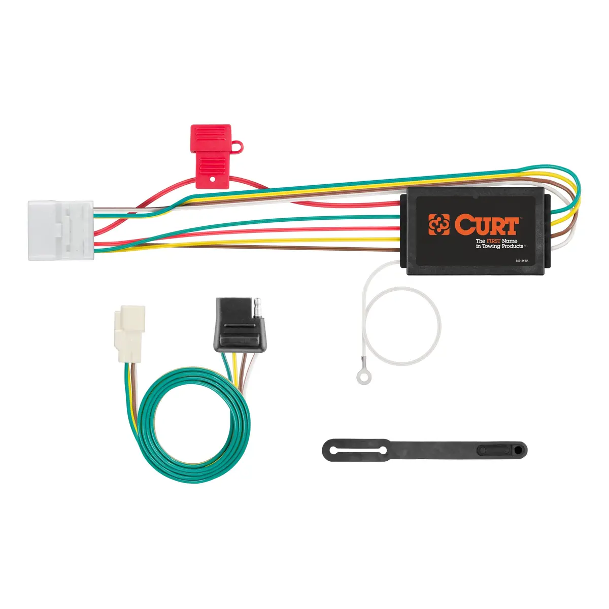 Curt 56217 Vehicle-Side Custom 4-Pin Trailer Wiring Harness, Select Toyota Highlander 1