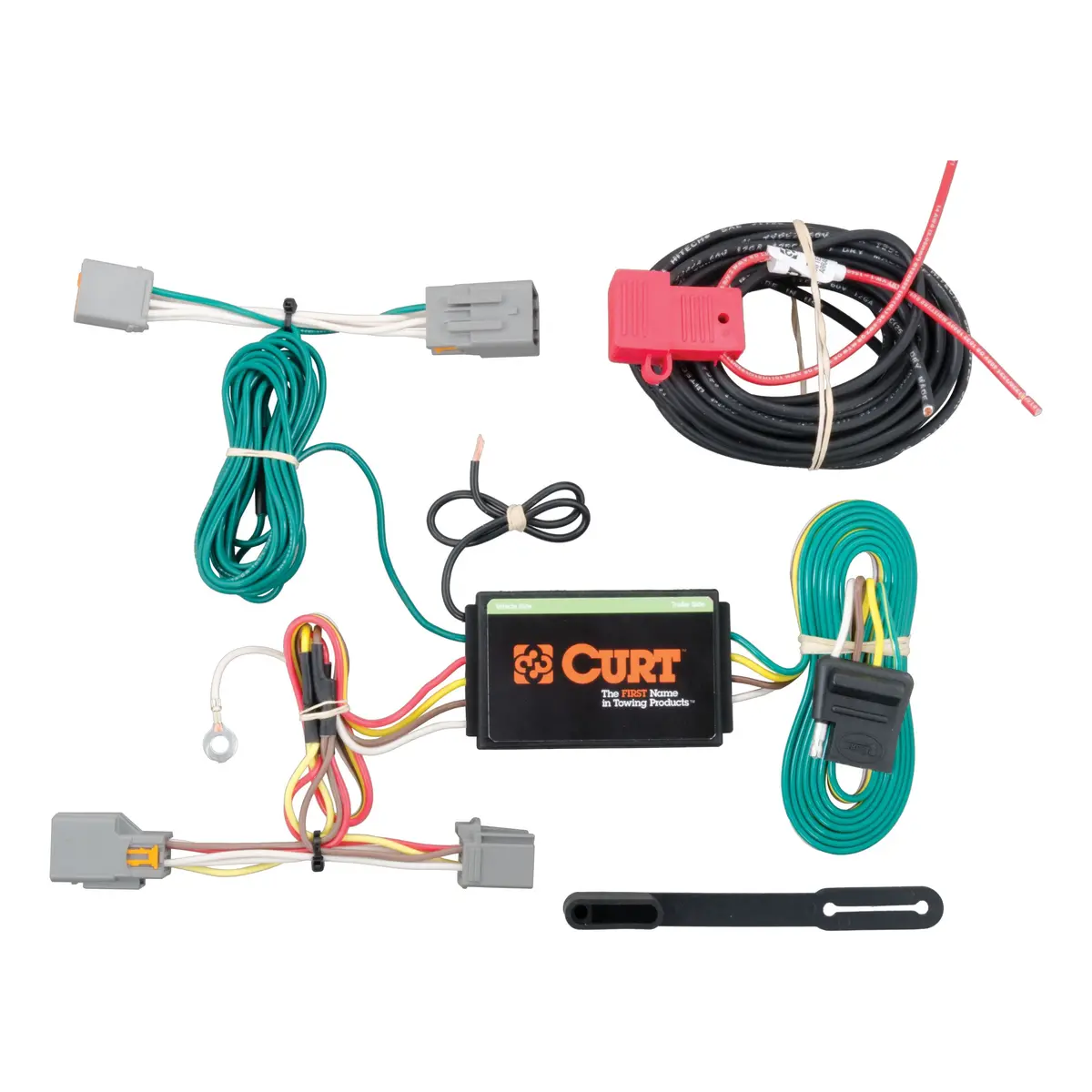 Curt 56218 Vehicle-Side Custom 4-Pin Trailer Wiring Harness, Select Ford Transit Connect 1