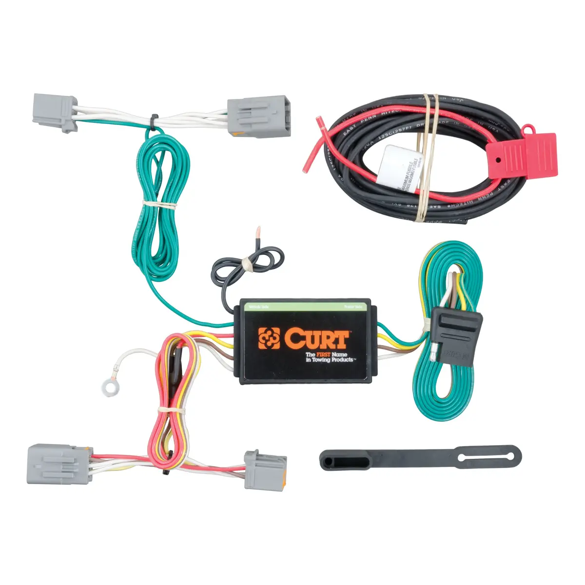 Curt 56224 Vehicle-Side Custom 4-Pin Trailer Wiring Harness, Select Volvo S60, Cross Country 1