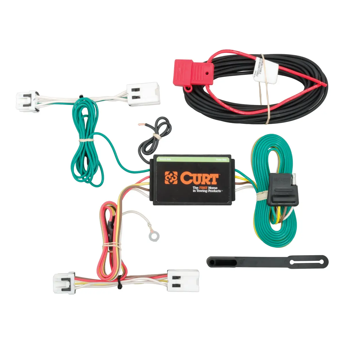 Curt 56227 Vehicle-Side Custom 4-Pin Trailer Wiring Harness, Select Nissan Leaf 1