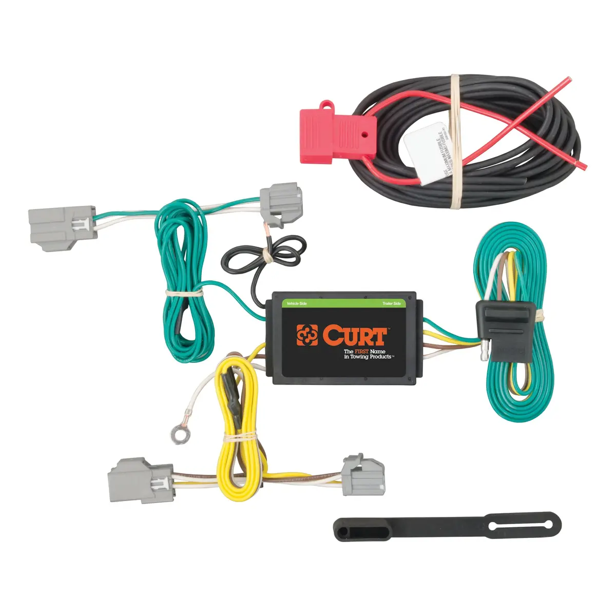 Curt 56242 Vehicle-Side Custom 4-Pin Trailer Wiring Harness, Select Chrysler 200 1