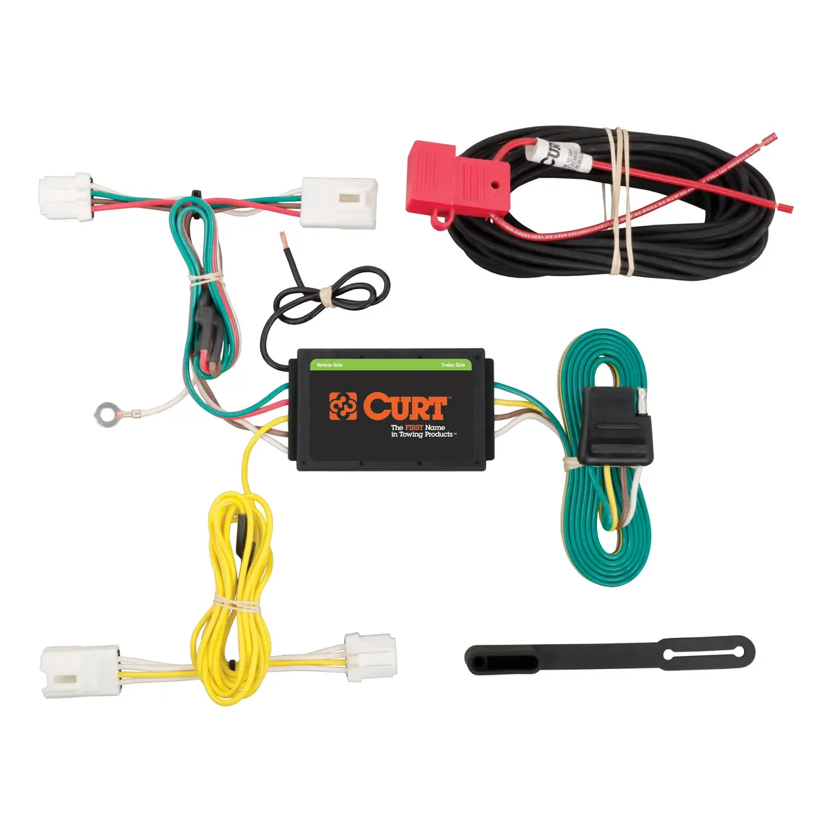 Curt 56248 Vehicle-Side Custom 4-Pin Trailer Wiring Harness, Select Infiniti Q50 1