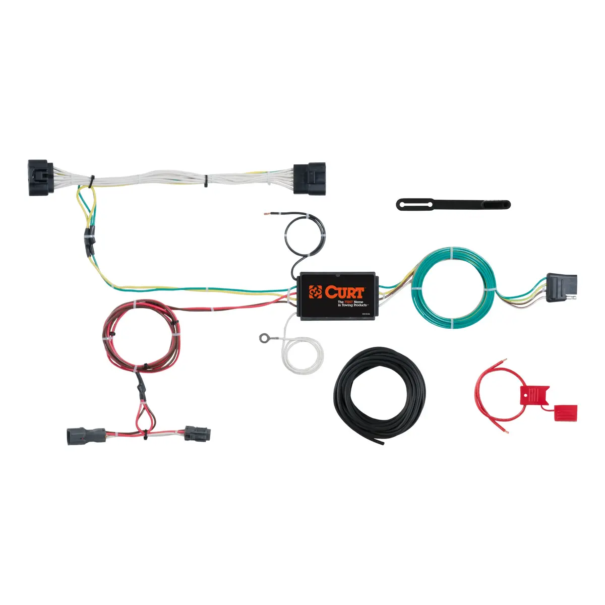 Curt 56251 Vehicle-Side Custom 4-Pin Trailer Wiring Harness, Select Kia Sportage 1