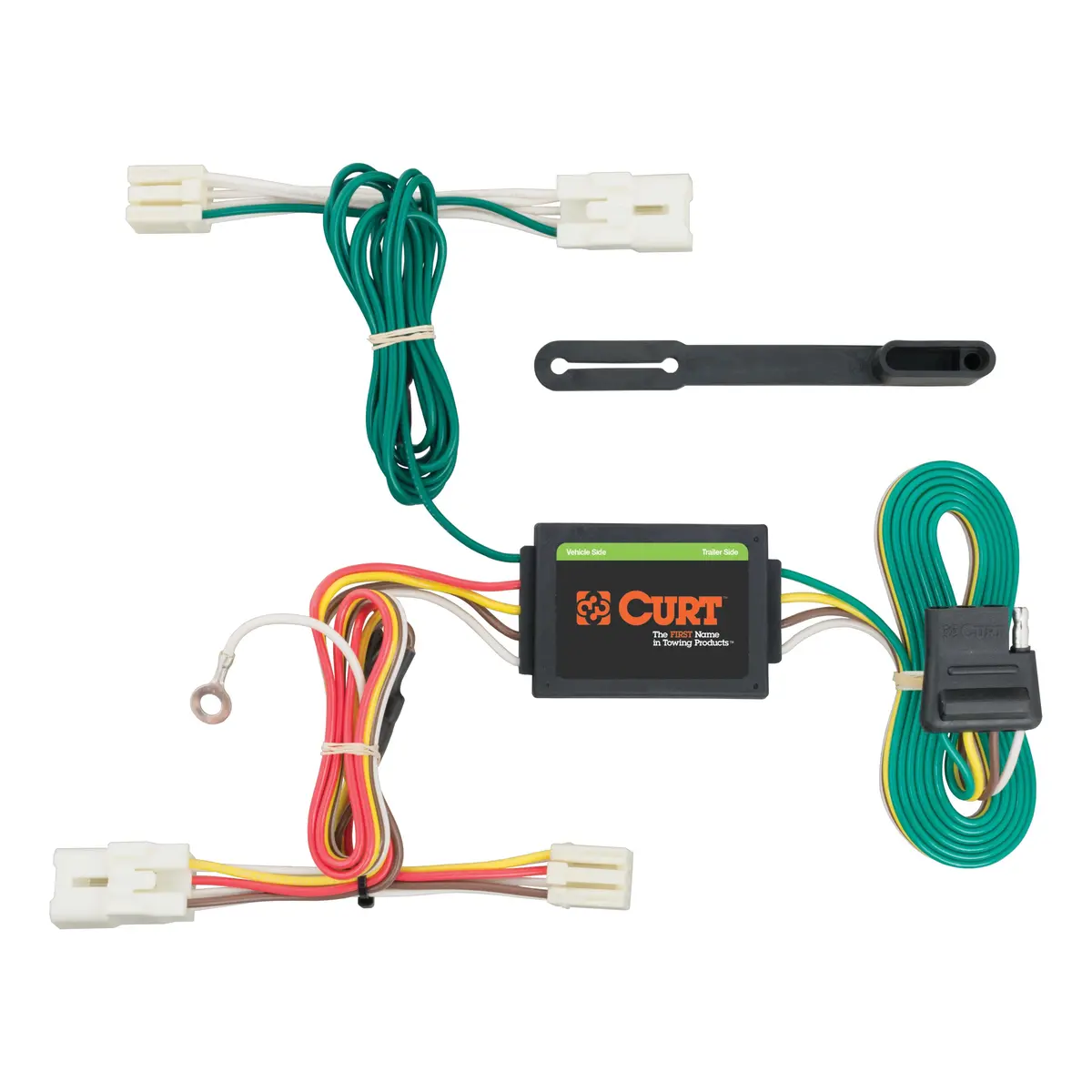 Curt 56254 Vehicle-Side Custom 4-Pin Trailer Wiring Harness, Select Hyundai Accent Hatchback 1