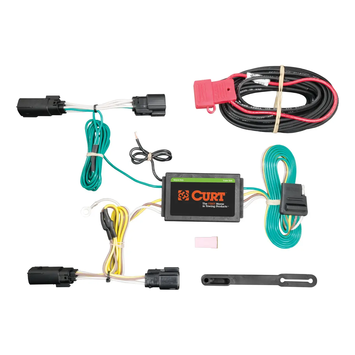 Curt 56258 Vehicle-Side Custom 4-Pin Trailer Wiring Harness, Select Lincoln Mkz 1
