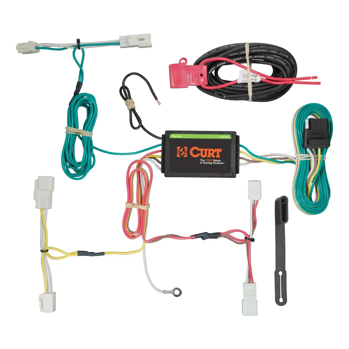 Curt 56261 Vehicle-Side Custom 4-Pin Trailer Wiring Harness, Select Toyota Sienna 1