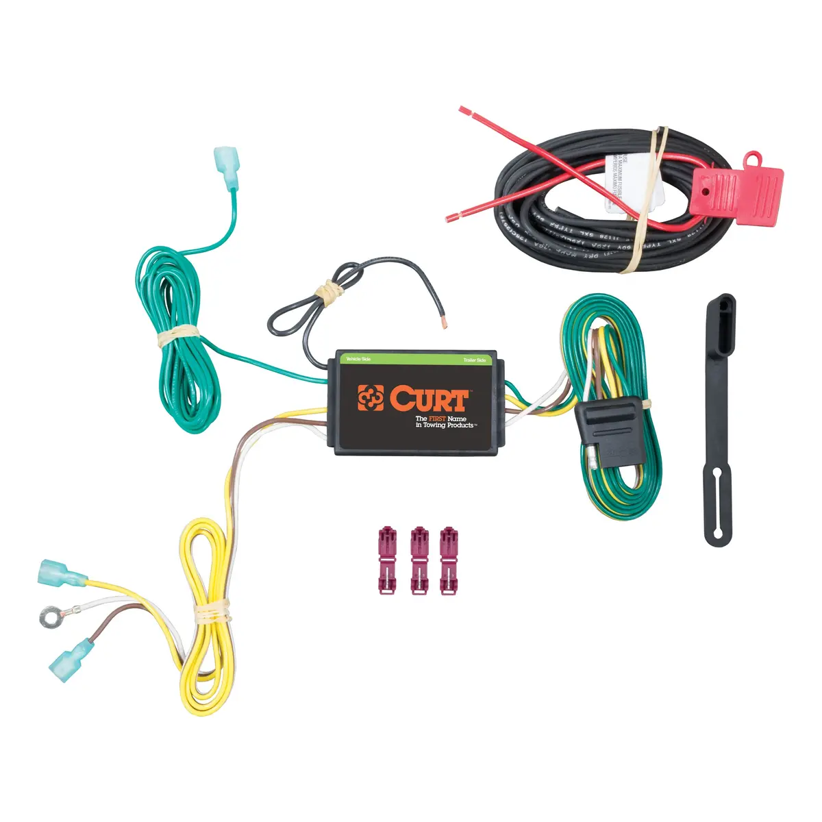 Curt 56262 Vehicle-Side Custom 4-Pin Trailer Wiring Harness, Select Lincoln Mkc 1