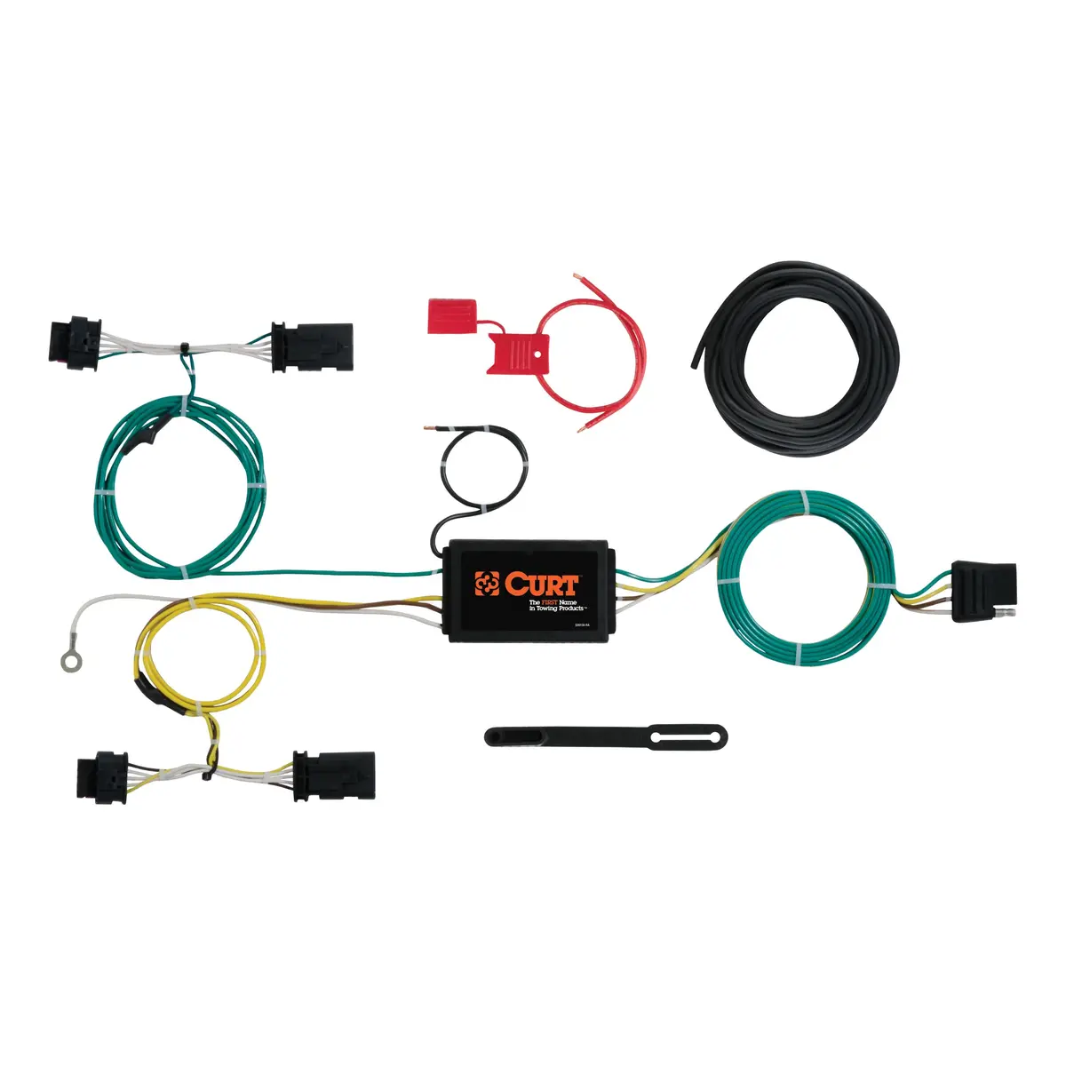 Curt 56274 Vehicle-Side Custom 4-Pin Trailer Wiring Harness, Select Jeep Renegade 1