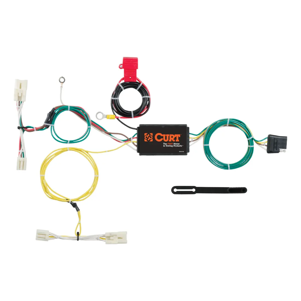 Curt 56275 Vehicle-Side Custom 4-Pin Trailer Wiring Harness, Select Toyota Prius C 1