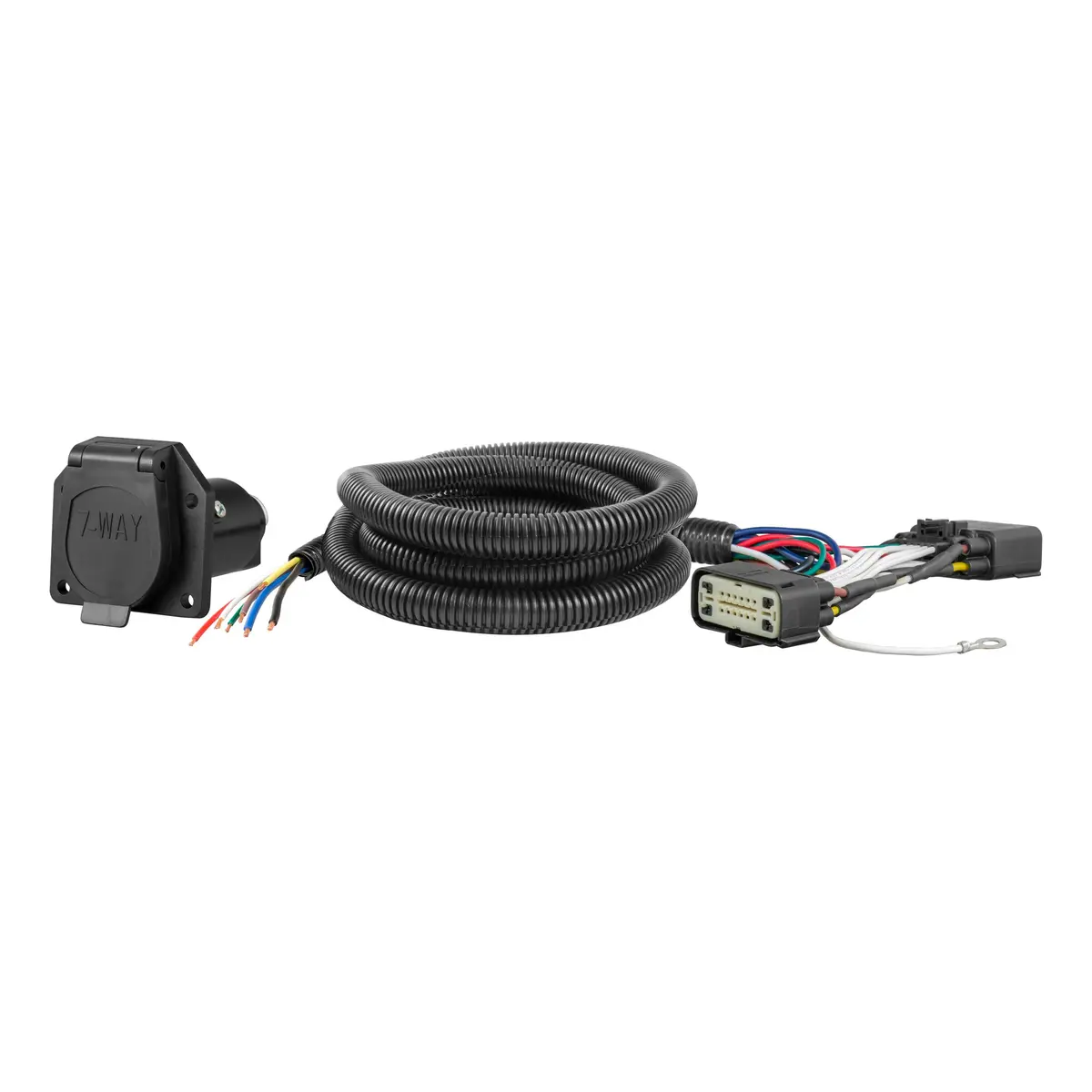 Curt 56278 Vehicle-Side Custom Rv Blade 7-Pin Trailer Wiring Harness For Select Ford Explorer 1