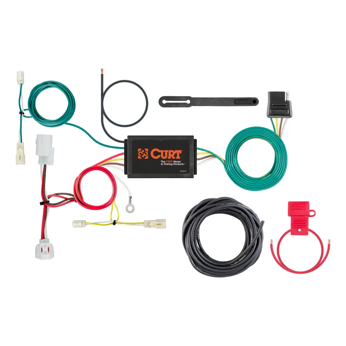 Curt 56280 Vehicle-Side Custom 4-Pin Trailer Wiring Harness, Select Mazda 6 1