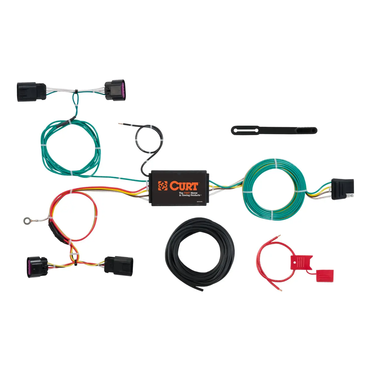 Curt 56288 Vehicle-Side Custom 4-Pin Trailer Wiring Harness, Select Buick Verano 1