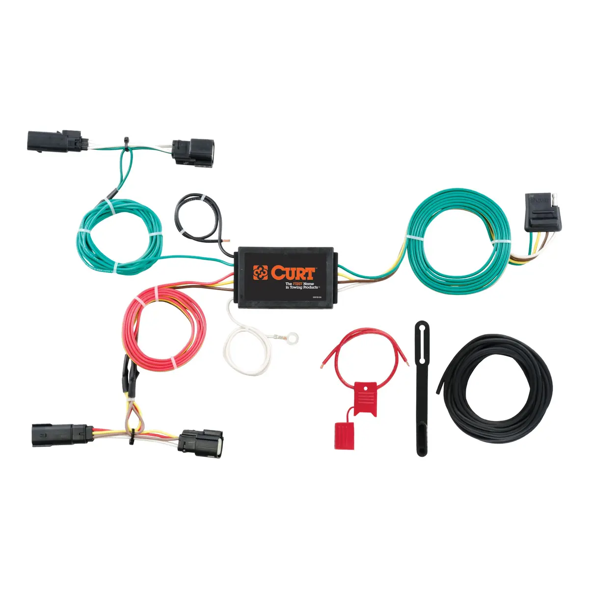 Curt 56292 Vehicle-Side Custom 4-Pin Trailer Wiring Harness, Select Ford Edge Titanium 1