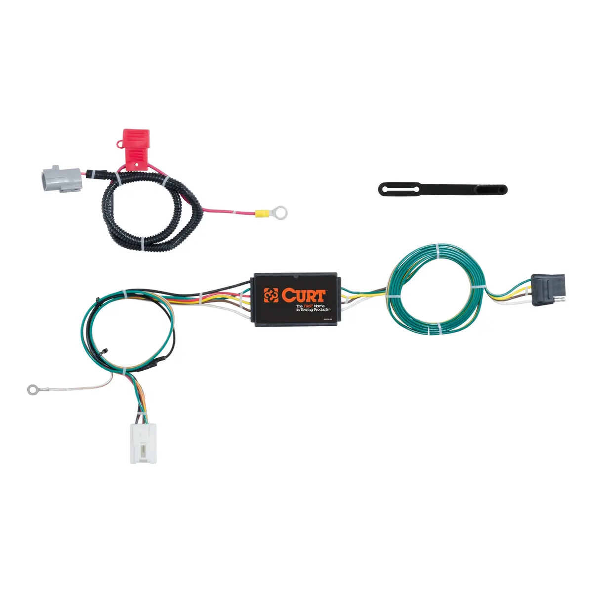 Curt 56296 Vehicle-Side Custom 4-Pin Trailer Wiring Harness, Select Mitsubishi Outlander 1