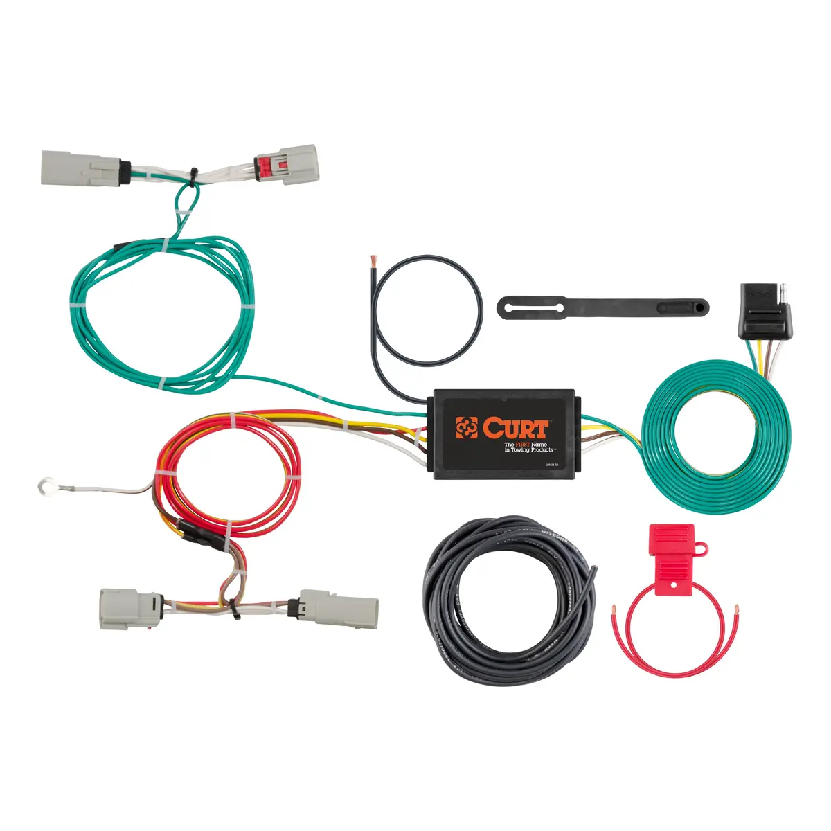 Curt 56298 Vehicle-Side Custom 4-Pin Trailer Wiring Harness, Select Lincoln Mkx 1