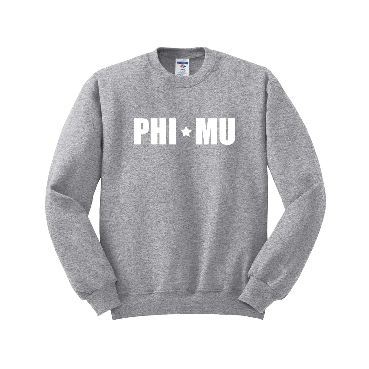 Phi Mu Sorority Crewneck Sweatshirt - Stars 4