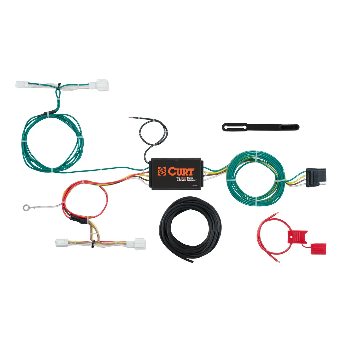 Curt 56300 Vehicle-Side Custom 4-Pin Trailer Wiring Harness, Select Mazda Cx-3 1