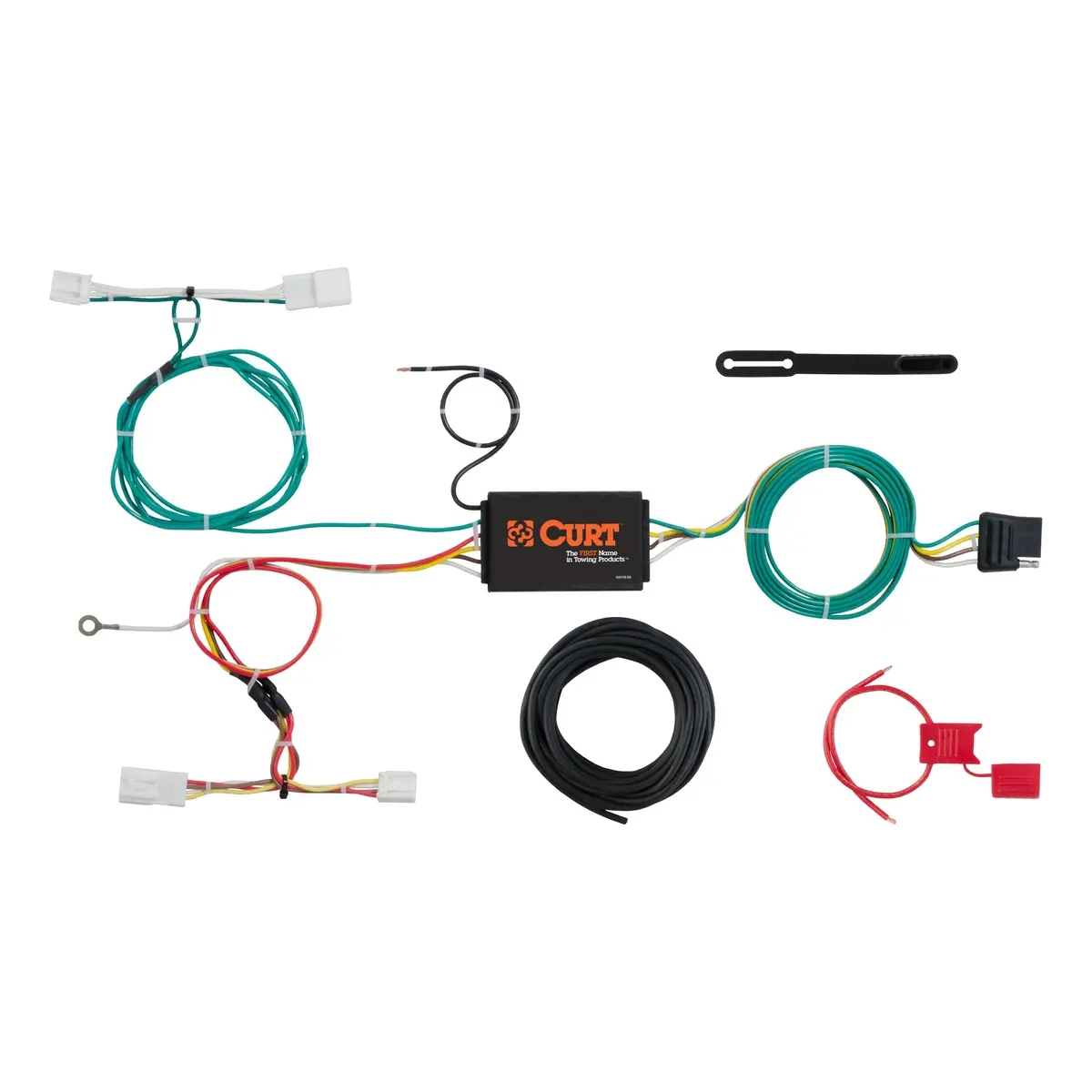 Curt 56309 Vehicle-Side Custom 4-Pin Trailer Wiring Harness, Select Scion Im, Toyota Corolla 1