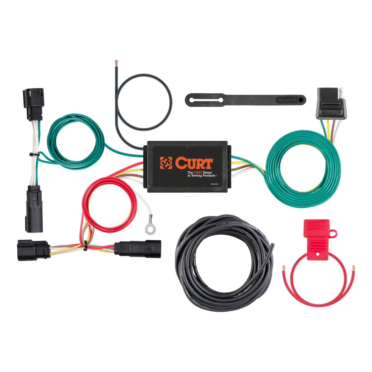 Curt 56320 Vehicle-Side Custom 4-Pin Trailer Wiring Harness, Select Ford Escape 1