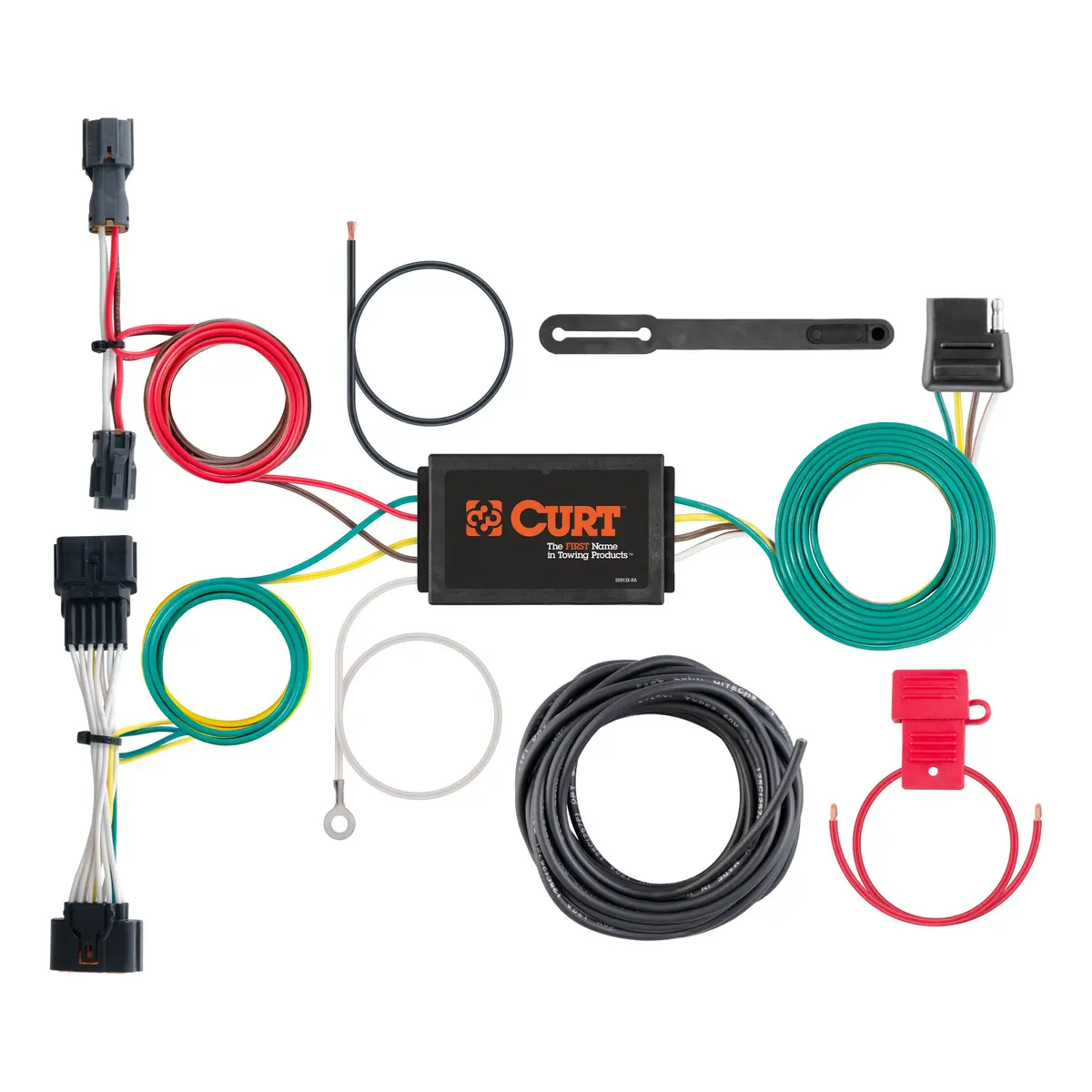 Curt 56321 Vehicle-Side Custom 4-Pin Trailer Wiring Harness, Select Kia Sportage 1