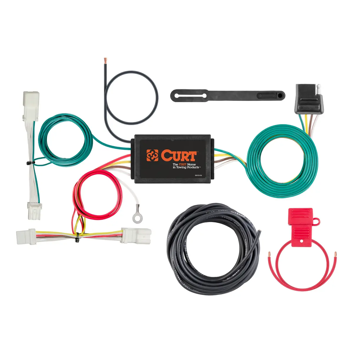 Curt 56324 Vehicle-Side Custom 4-Pin Trailer Wiring Harness, Select Honda Civic 1