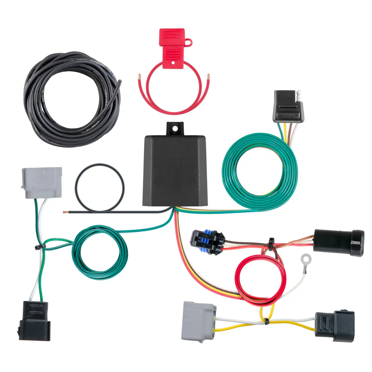 Curt 56330 Vehicle-Side Custom 4-Pin Trailer Wiring Harness, Select Dodge Journey With Led Taillights 1
