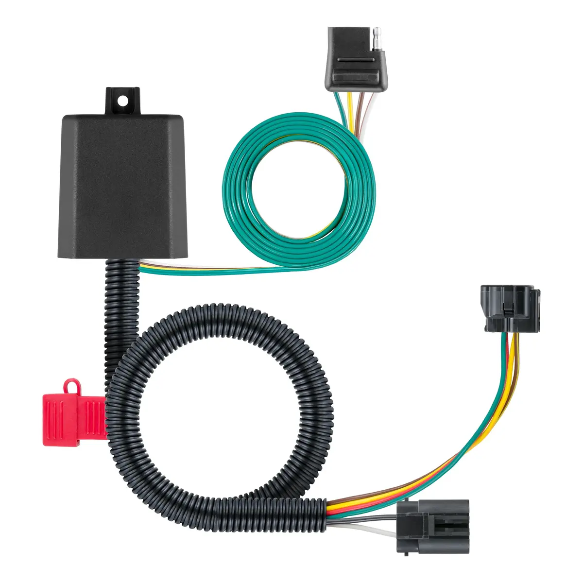 Curt 56332 Vehicle-Side Custom 4-Pin Trailer Wiring Harness, Select Hyundai Santa Fe, Xl, Veracruz, Kia Sedona, Sorento 1