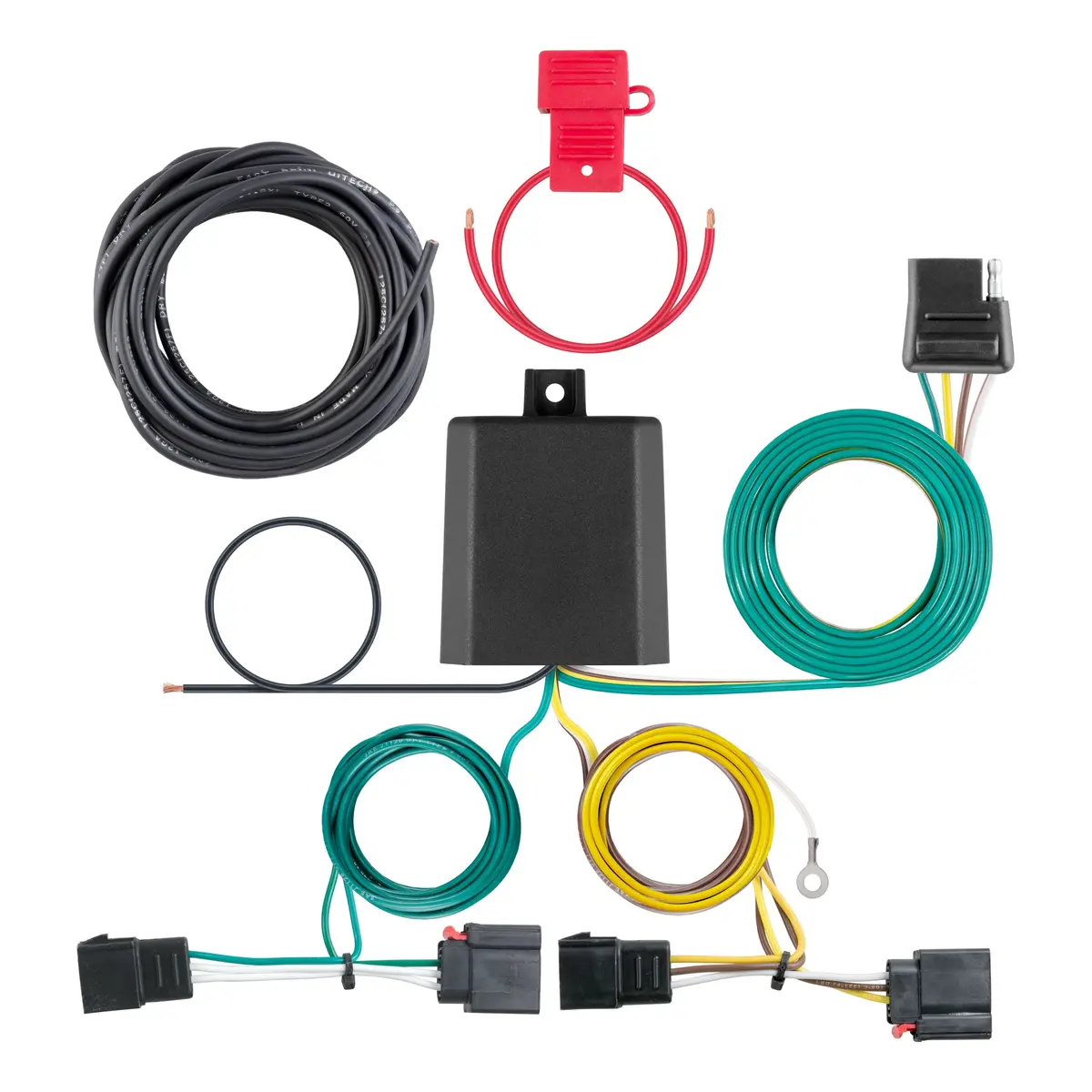 Curt 56333 Vehicle-Side Custom 4-Pin Trailer Wiring Harness, Select Chrysler Town And Country, Dodge Durango, Grand Caravan, Jeep Patriot 1
