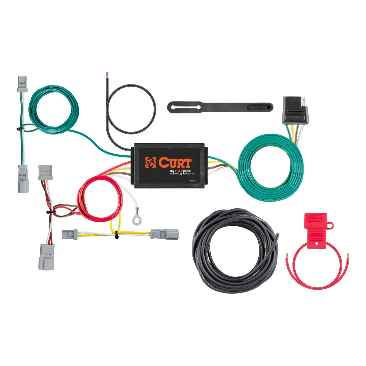 Curt 56341 Vehicle-Side Custom 4-Pin Trailer Wiring Harness, Select Honda Civic 1