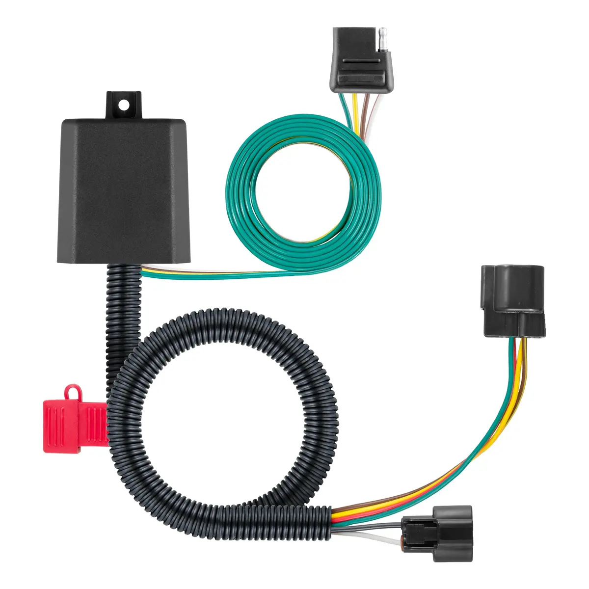 Curt 56346 Vehicle-Side Custom 4-Pin Trailer Wiring Harness, Select Hyundai Santa Fe 1
