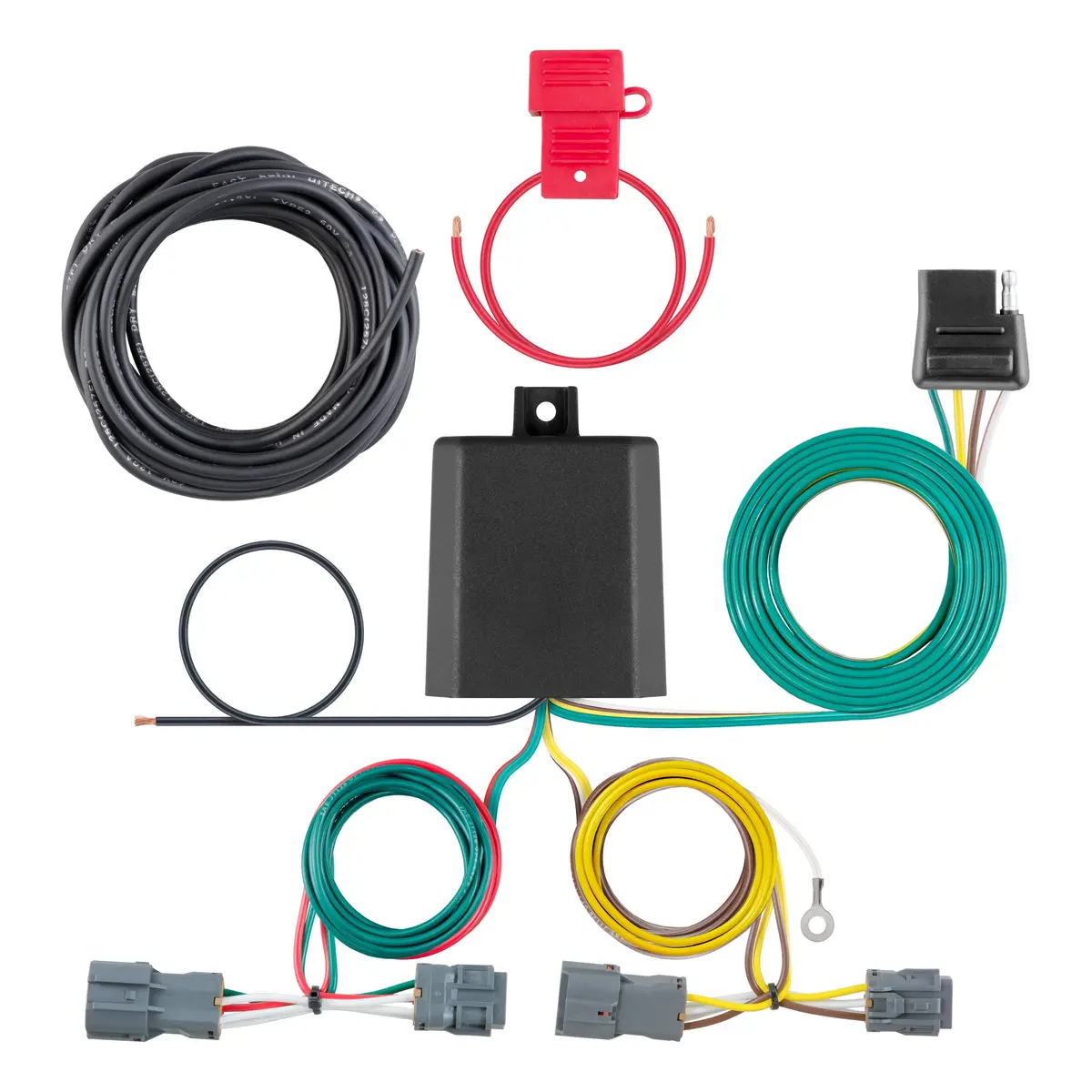 Curt 56347 Vehicle-Side Custom 4-Pin Trailer Wiring Harness, Select Hyundai Entourage, Kia Sedona 1