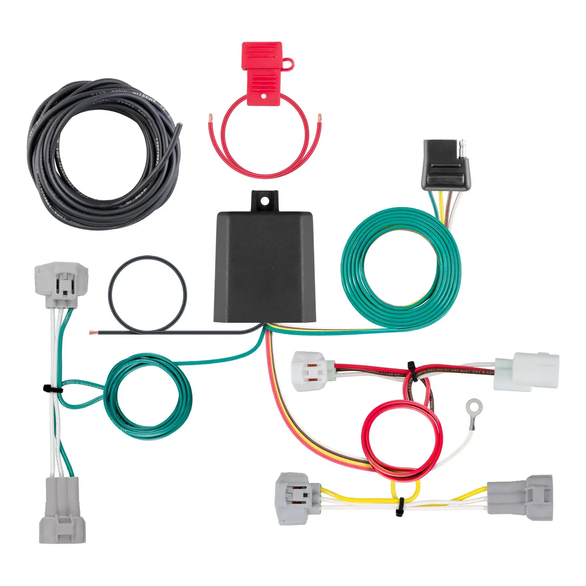 Curt 56349 Vehicle-Side Custom 4-Pin Trailer Wiring Harness, Select Toyota Tacoma 1