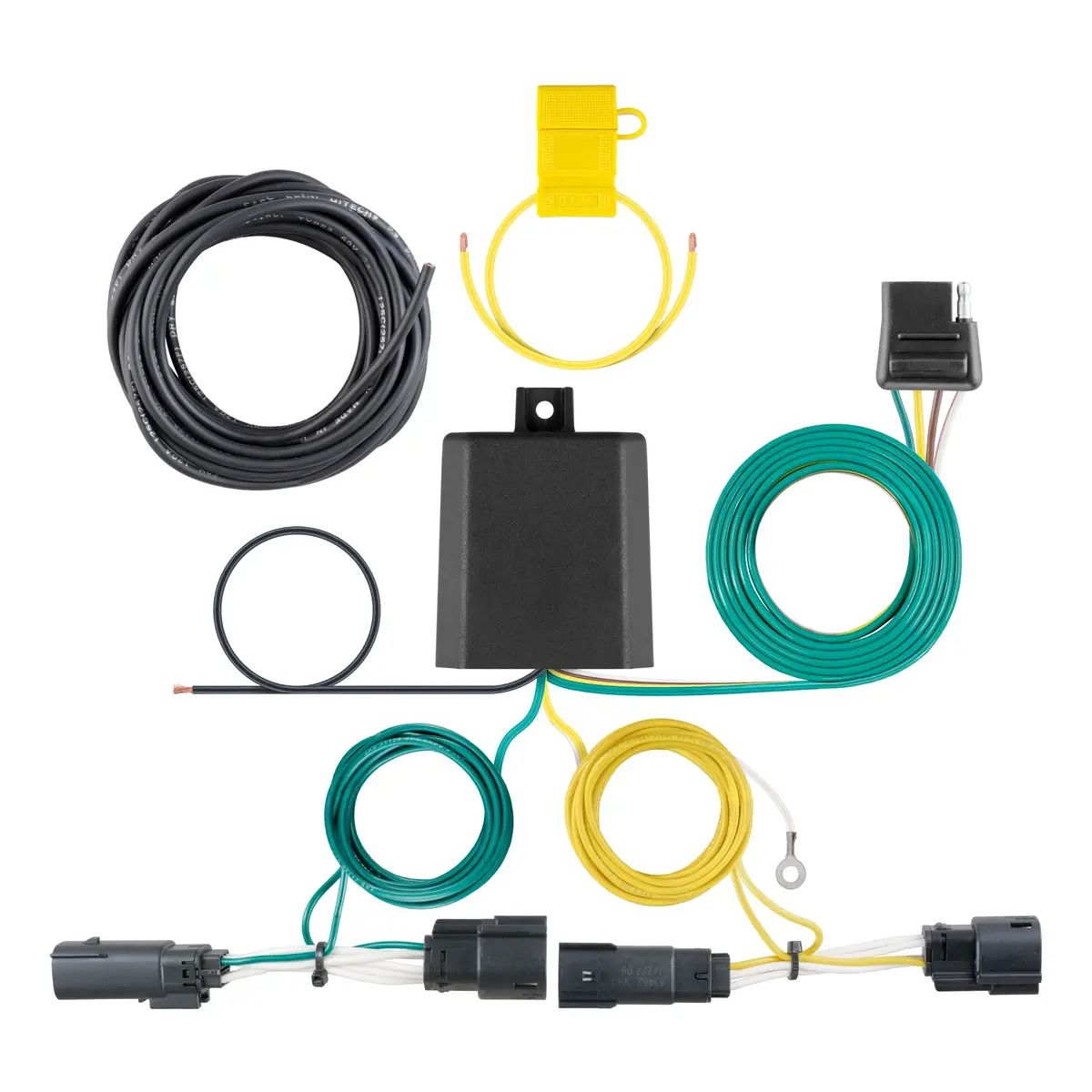 Curt 56351 Vehicle-Side Custom 4-Pin Trailer Wiring Harness, Select Ford Fusion 1
