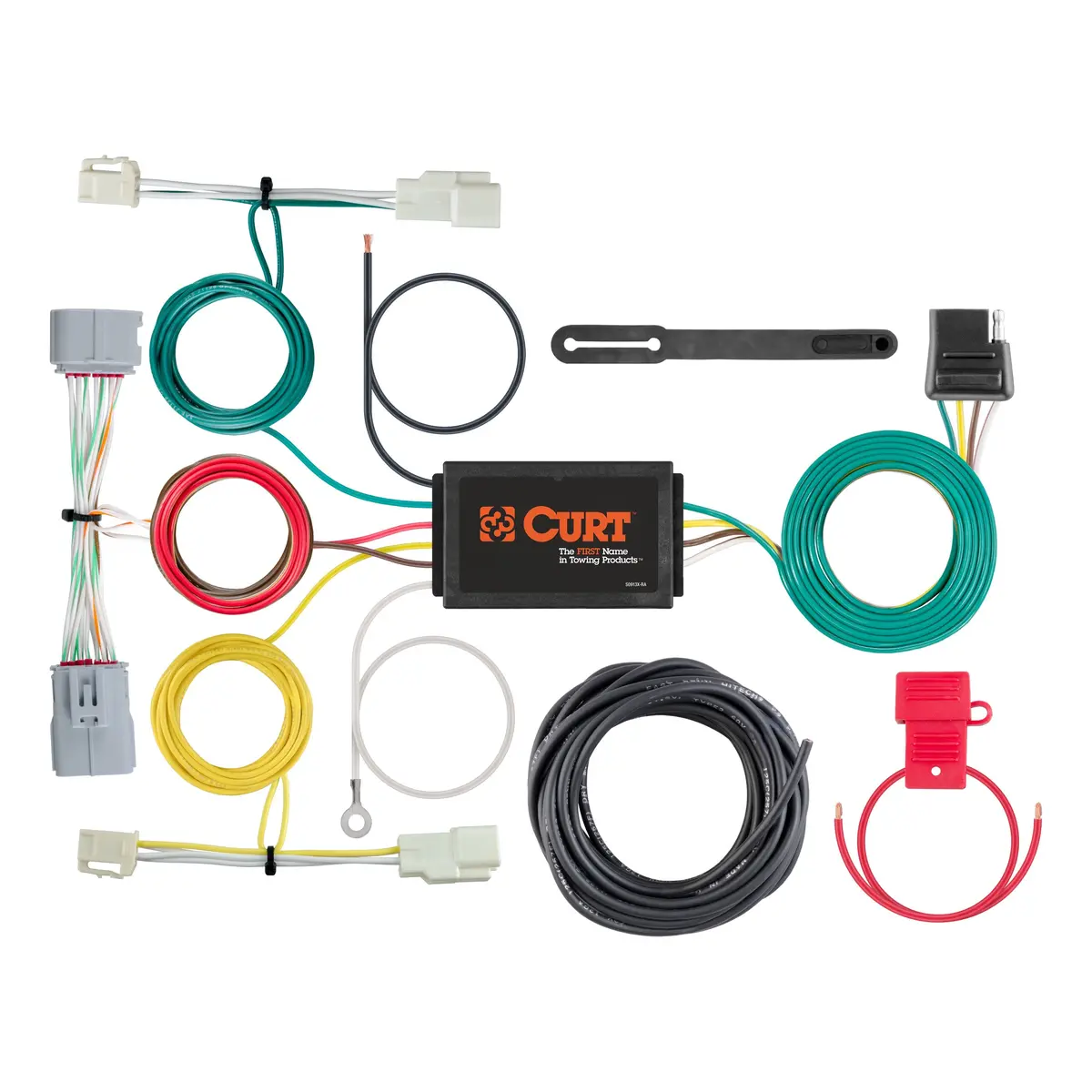 Curt 56353 Vehicle-Side Custom 4-Pin Trailer Wiring Harness, Select Toyota Prius 1