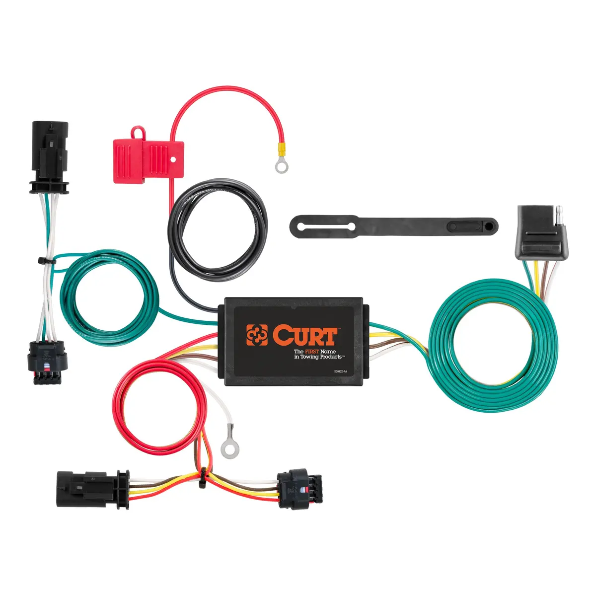Curt 56354 Vehicle-Side Custom 4-Pin Trailer Wiring Harness, Select Chevrolet Cruze 1