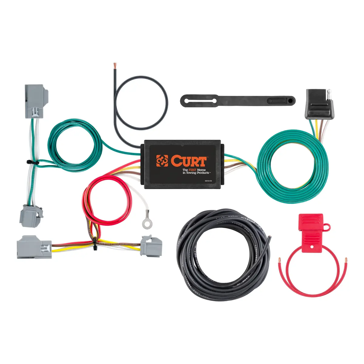 Curt 56355 Vehicle-Side Custom 4-Pin Trailer Wiring Harness, Select Volvo Xc60 1