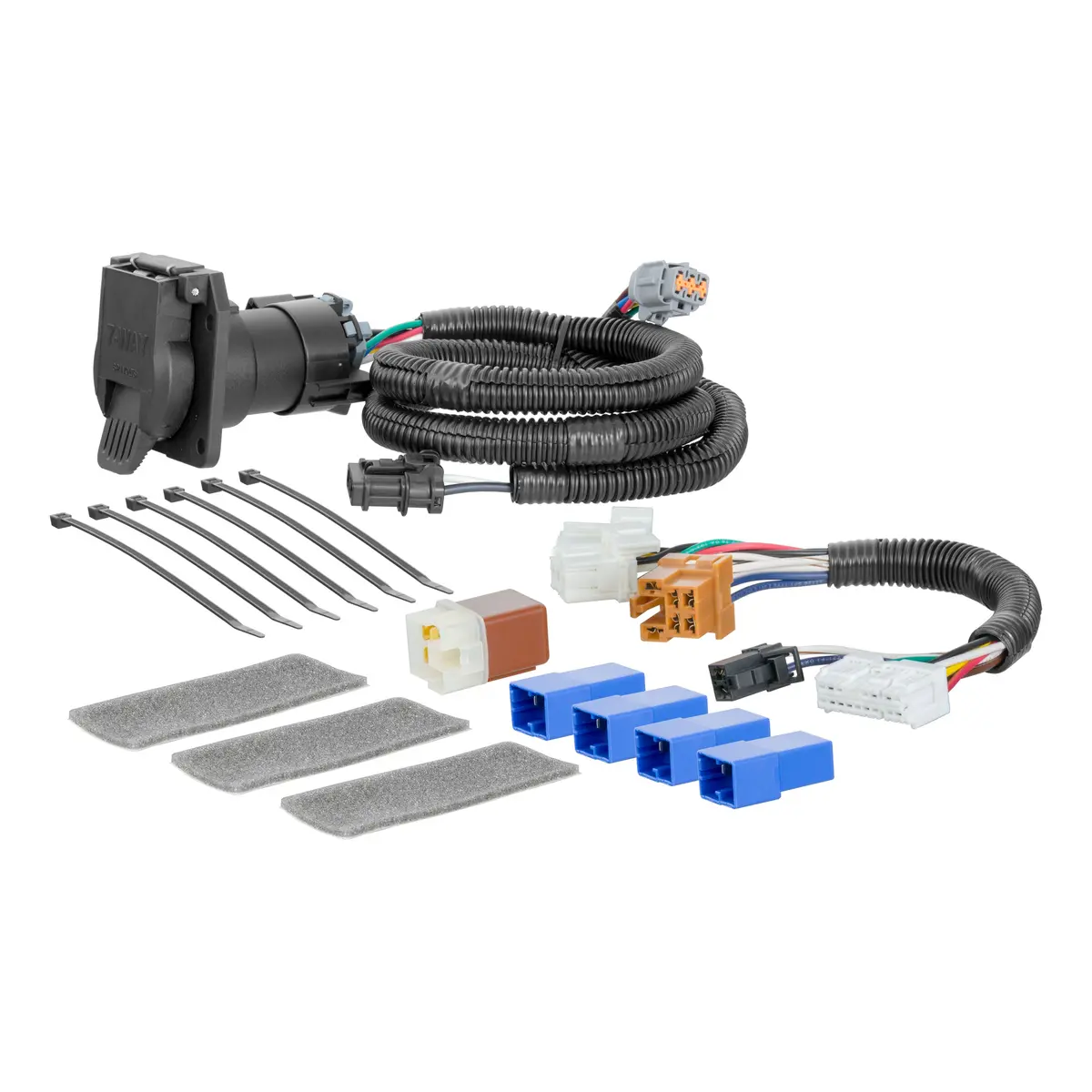 Curt 56357 Vehicle-Side Custom Rv Blade 7-Pin Trailer Wiring Harness For Select Nissan Pathfinder, Infiniti Qx60 1