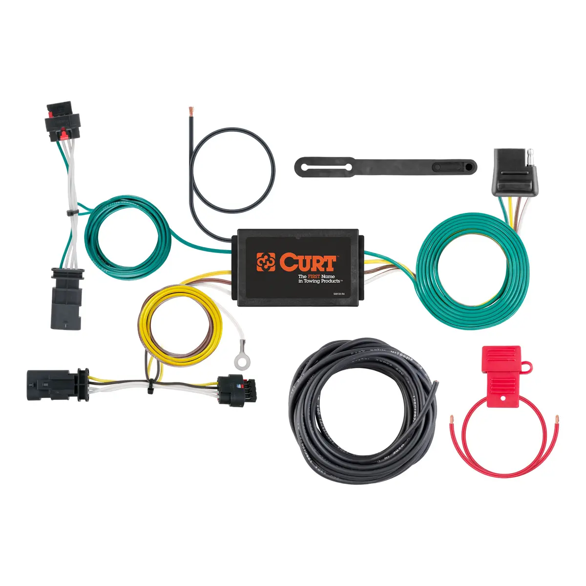 Curt 56369 Vehicle-Side Custom 4-Pin Trailer Wiring Harness, Select Jeep Compass 1