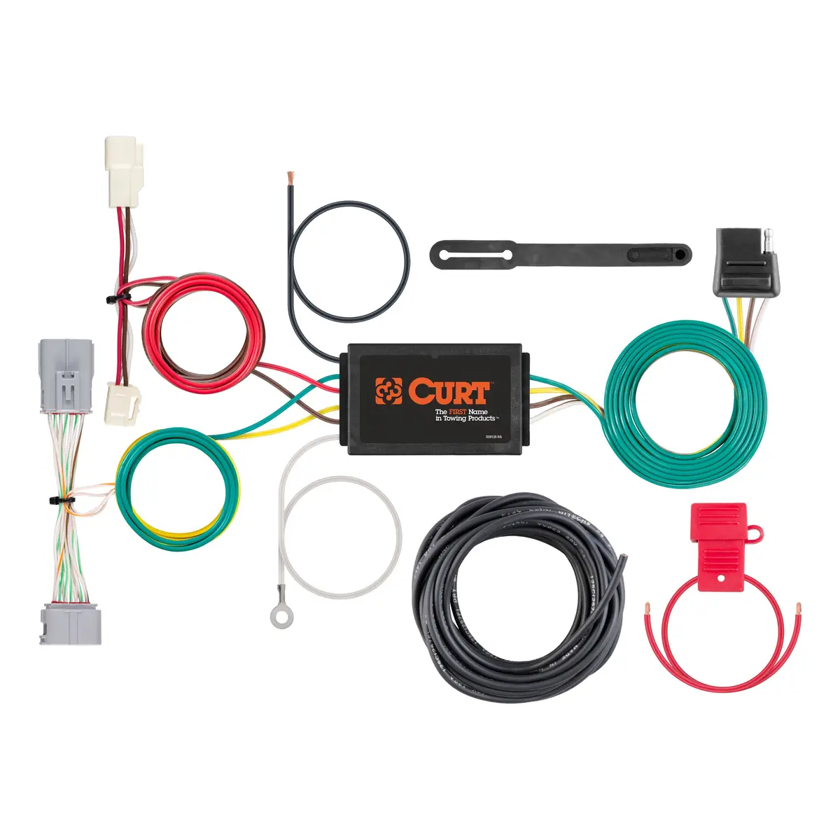 Curt 56371 Vehicle-Side Custom 4-Pin Trailer Wiring Harness, Select Toyota Prius Prime 1