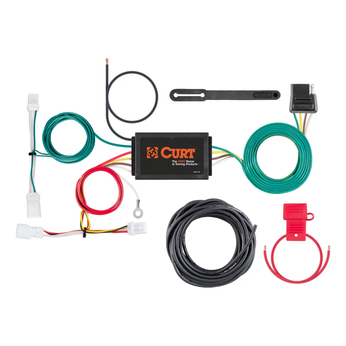 Curt 56376 Vehicle-Side Custom 4-Pin Trailer Wiring Harness, Select Kia Niro 1