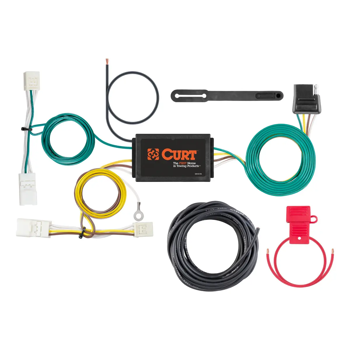 Curt 56381 Vehicle-Side Custom 4-Pin Trailer Wiring Harness, Select Hyundai Ioniq 1