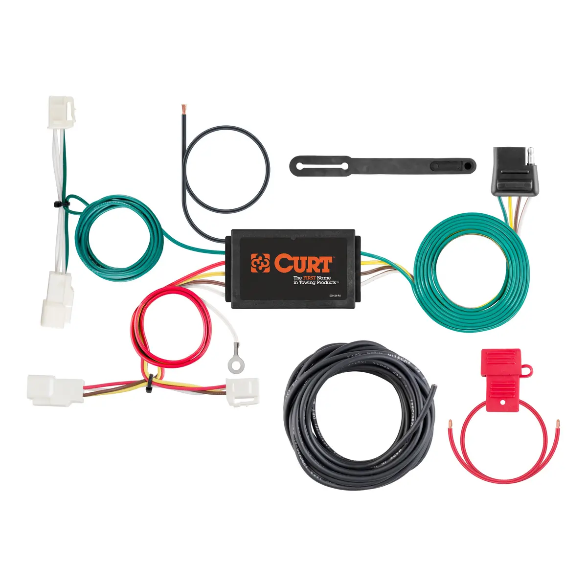 Curt 56385 Vehicle-Side Custom 4-Pin Trailer Wiring Harness, Select Toyota Yaris 1
