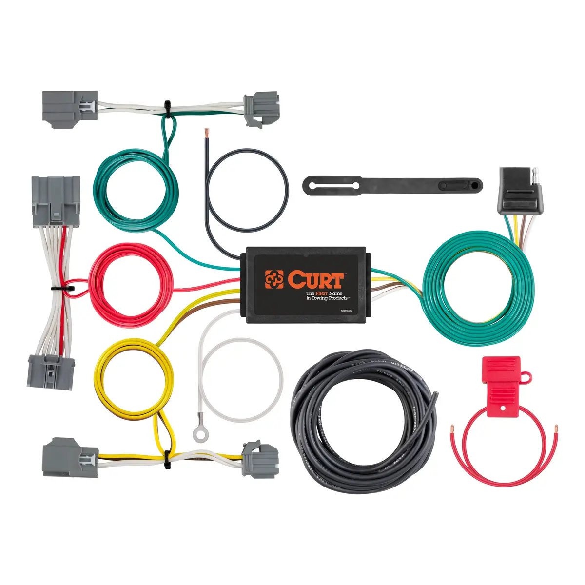 Curt 56386 Vehicle-Side Custom 4-Pin Trailer Wiring Harness, Select Volvo Xc70 1