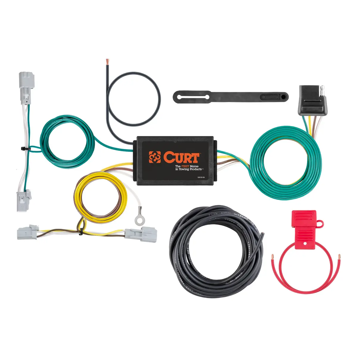 Curt 56387 Vehicle-Side Custom 4-Pin Trailer Wiring Harness, Select Chevrolet Malibu 1