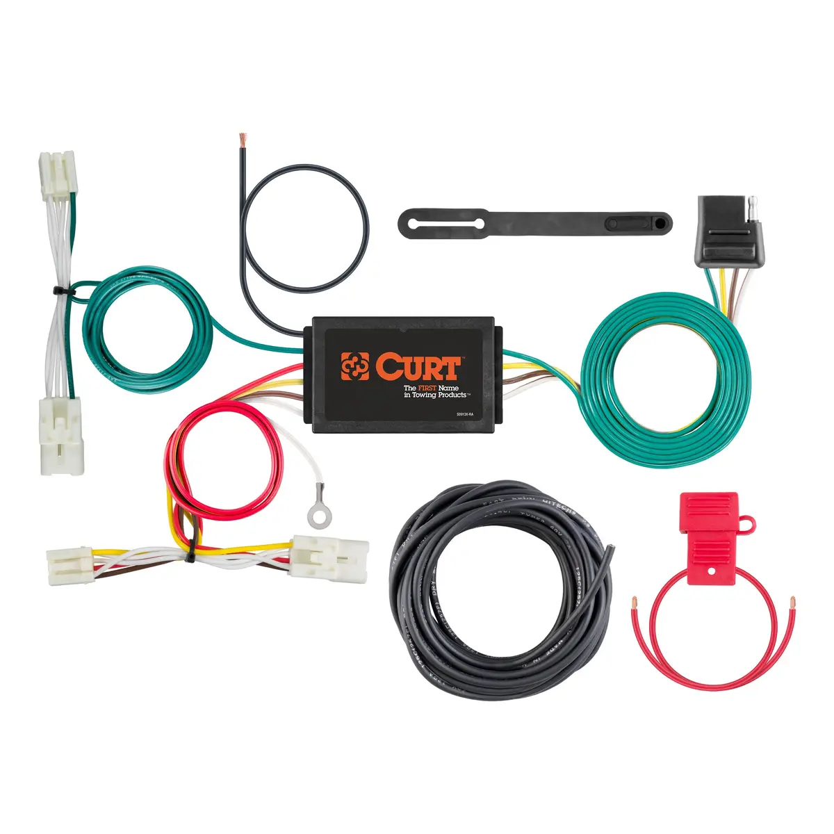 Curt 56390 Vehicle-Side Custom 4-Pin Trailer Wiring Harness, Select Hyundai Sonata 1