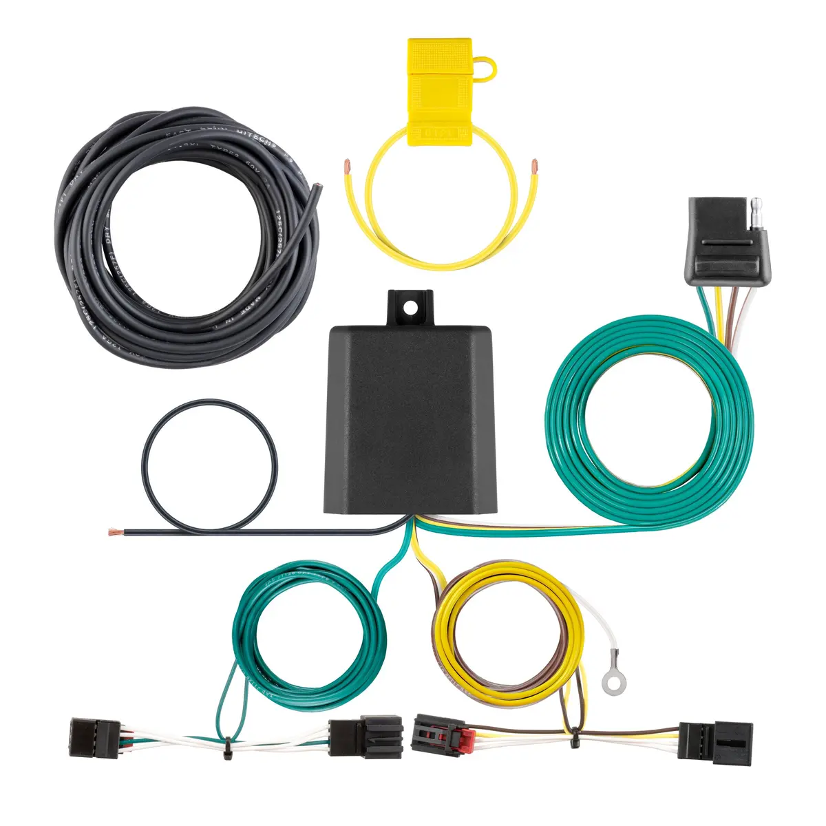 Curt 56391 Vehicle-Side Custom 4-Pin Trailer Wiring Harness, Select Volkswagen Golf Alltrack 1