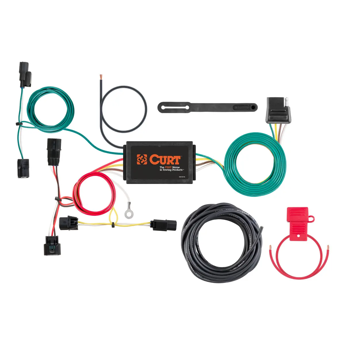 Curt 56395 Vehicle-Side Custom 4-Pin Trailer Wiring Harness, Select Honda Fit 1